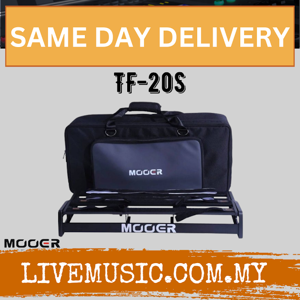 Mooer TF-20S Transform Pedalboard with Soft Case ( TF20S / TF 20S )