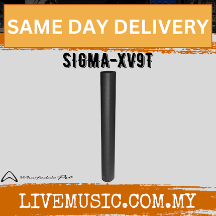 WHARFEDALE PRO SIGMA-XV9T 1440W PEAK 3" 2-WAY LOUDSPEAKER- BLACK (SIGMA XV9T/SIGMAXV9T)