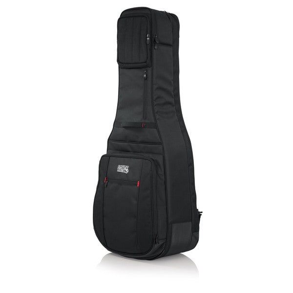 Gator G-PG-ACOUELECT Pro-Go Ultimate Gig Bag for 1 Acoustic and 1 Electric Guitar Bag (GPGACOUELECT)