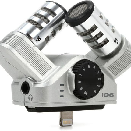Zoom IQ6 Stereo Mic For IOS XY Stereo Recording Microphone With Lightning (IQ 6/IQ-6)