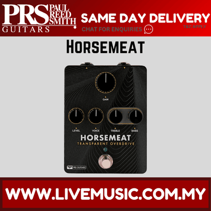 PRS Horsemeat Transparent Overdrive Guitar Effects Pedal