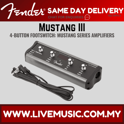 Fender Mustang III 4-button Footswitch
