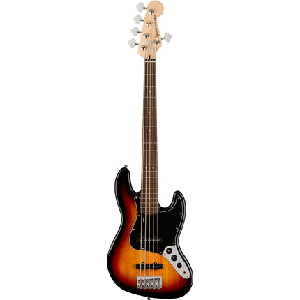 Squier Affinity Series 5-String Jazz Bass Guitar, Laurel Fretboard - 3-Color Sunburst