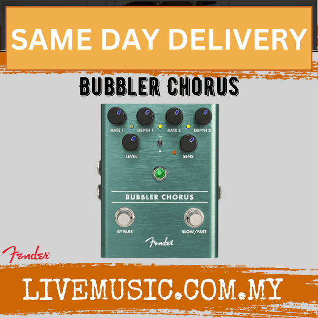 Fender Bubbler Chorus Guitar Effects Pedal