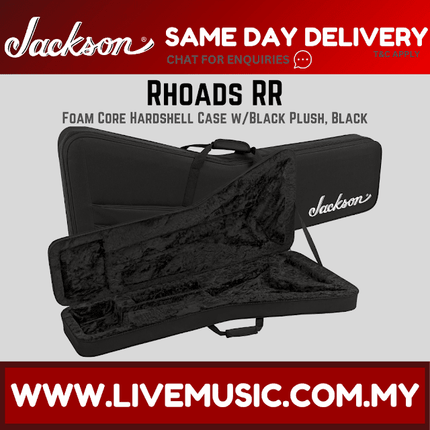 Jackson Rhoads RH Foam Core Guitar Case, Black
