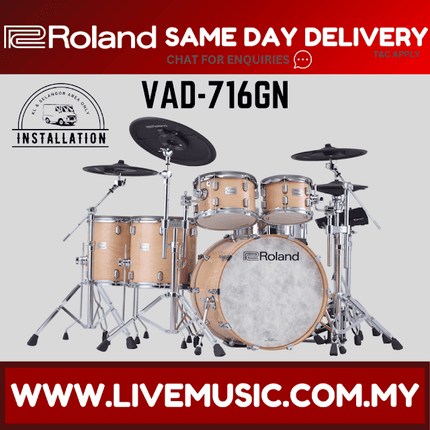 Roland VAD-716 Electronic Drum Set ( VAD 716 VAD716 ) Replace VAD706 VAD-706