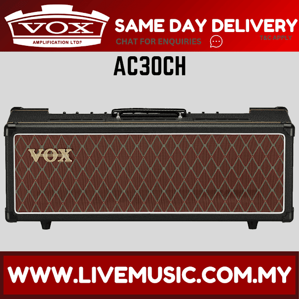 Vox AC30CH 30 Watt 2 Channel Custom All Tube Head Guitar Amp Amplifier With Tremolo (AC 30 CH/AC-30-CH)