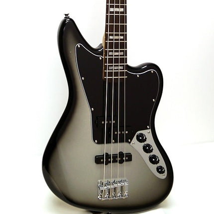 Fender Troy Sanders Signature Jaguar Bass Electric Guitar, Rosewood Fretboard with Gig Bag - Silver Burst