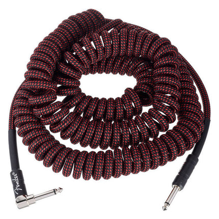Fender Professional Coil Guitar Cable, 30ft - Red Tweed