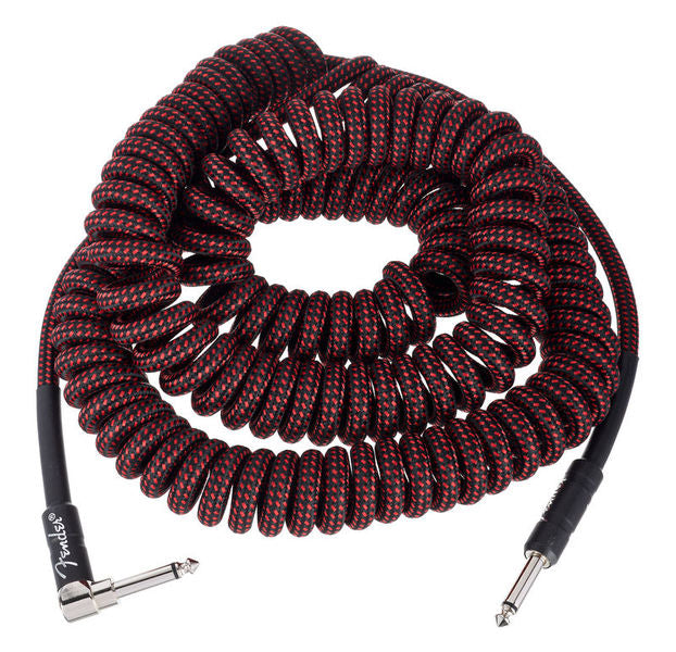 Fender Professional Coil Guitar Cable, 30ft - Red Tweed