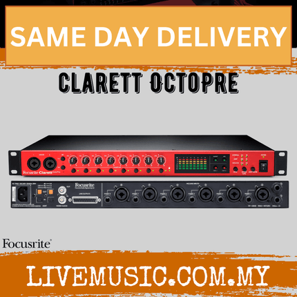Focusrite Clarett OctoPre 8 Audio Interfaces