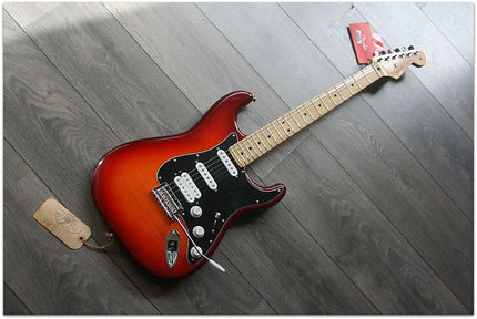 Fender Player HSS Plus Top Stratocaster Electric Guitar, Maple Fretboard - Aged Cherry Burst