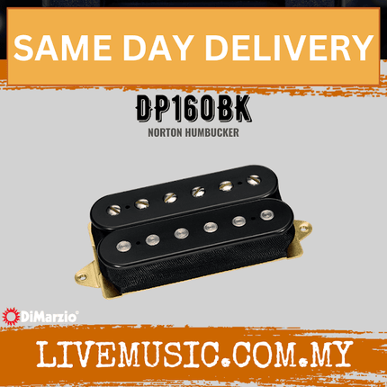 DiMarzio DP160BK Norton Humbucker Pick Up (DP160 BK/DP160-BK)
