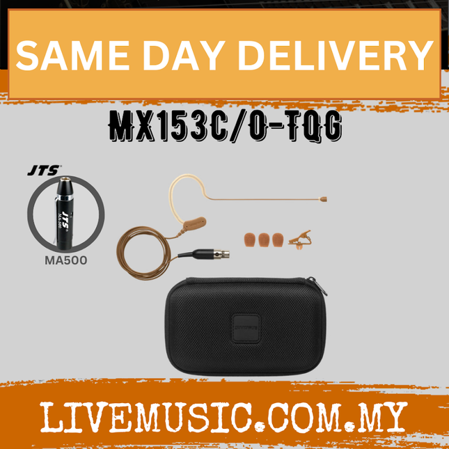 Shure MX153C/O-TQG Omnidirectional Earset Microphone for Shure Wireless  - Cocoa ( MX153COTQG / MX153CO TQG )