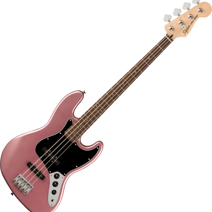 Squier Affinity Series Jazz Bass Guitar, Laurel Fretboard - Burgundy Mist
