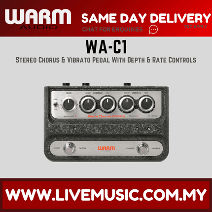 Warm Audio WA-C1 Stereo Chorus & Vibrato Pedal — ( WAC1 WA C1 )