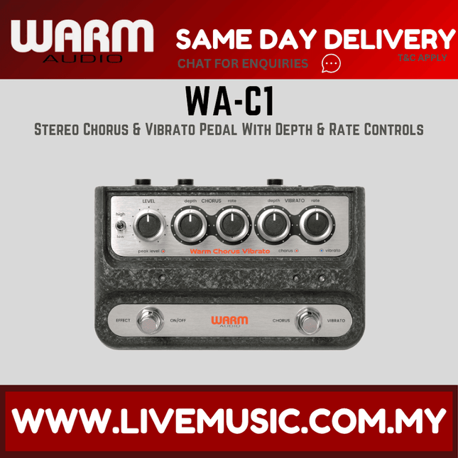 Warm Audio WA-C1 Stereo Chorus & Vibrato Pedal — ( WAC1 WA C1 )