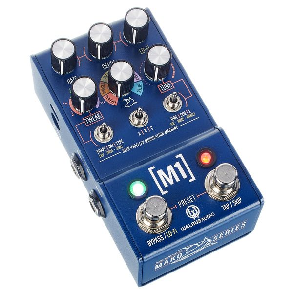 Walrus Audio MAKO Series M1 High-Fidelity Modulation Machine Guitar Effects Pedal