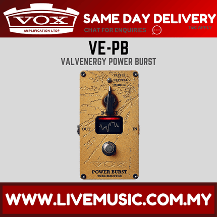 Vox VE-PB Valvenergy Power Burst Boost Pedal (VE PB VEPB)
