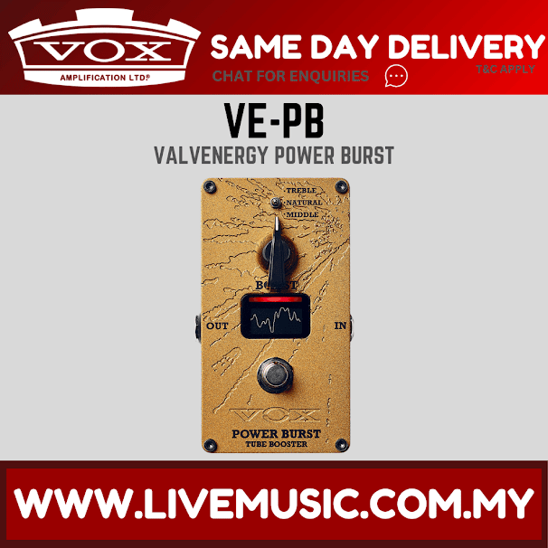 Vox VE-PB Valvenergy Power Burst Boost Pedal (VE PB VEPB)