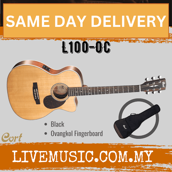 Cort L100-OC Solid Top Acoustic Guitar with Bag (L100 OC/L100OC)