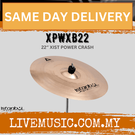?stanbul Agop XPWXB22 22" Xist Power Crash Cymbal (XPWXB 22/XPWXB-22)