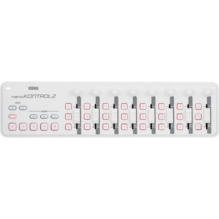 Korg nanoKontrol2 - Slim Line USB Controller, White (nanoKontrol-2/nanoKONTROL2)