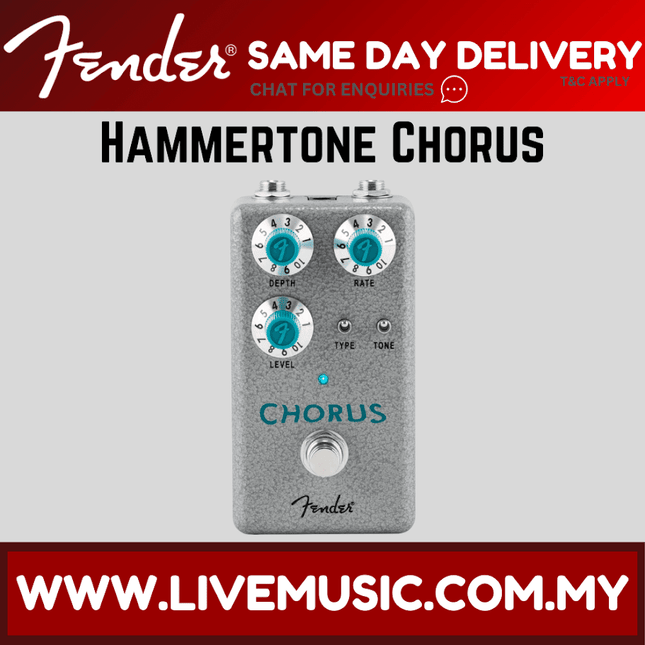 Fender Hammertone Chorus Guitar Effects Pedal