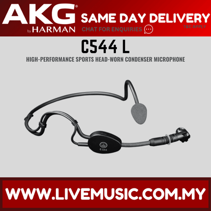 AKG C544 L High-performance Sports Headworn Condenser Microphone (C544L)