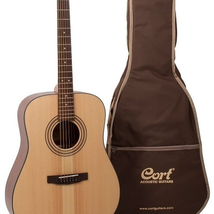 Cort Earth Pack Solid Top Acoustic Guitar Package