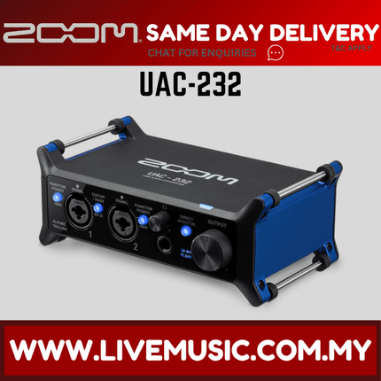 Zoom UAC-232 USB 2.0 Audio Interface ( UAC 232 UAC232 )