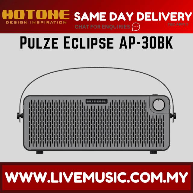 Hotone AP-30BK Pulze Luna Bluetooth-Modeling Amplifier - Black ( AP 30BK / AP30BK )