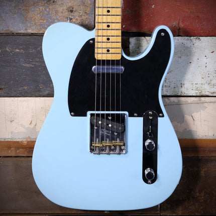 Fender Vintera 50s Telecaster Modified Electric Guitar, Maple Fretboard with Gig Bag - Daphne Blue