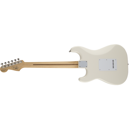 Fender Artist Jimmie Vaughan Tex Mex Stratocaster Guitar, Maple Fretboard with Deluxe Gig Bag - Olympic White