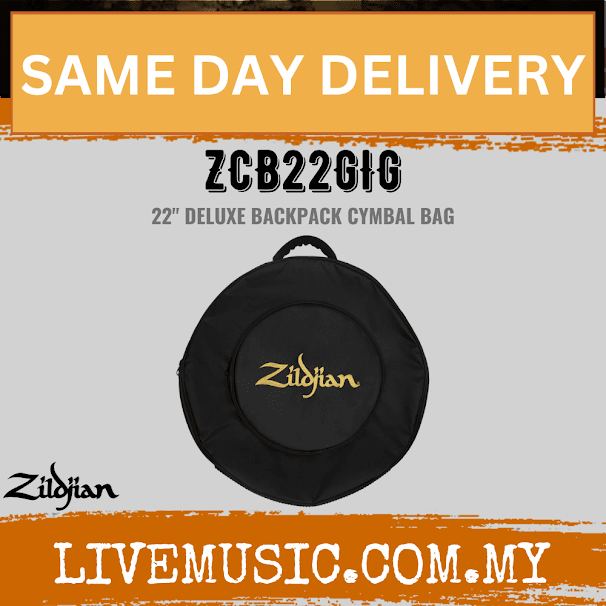 Zildjian ZCB22GIG 22″ Deluxe Backpack Cymbal Bag (ZCB22 GIG/ ZCB22-GIG)