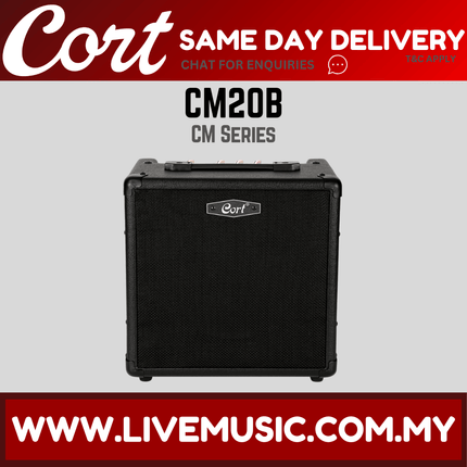 Cort CM20B 20Watt Bass Amplifier (CM-20B/CM 20B)