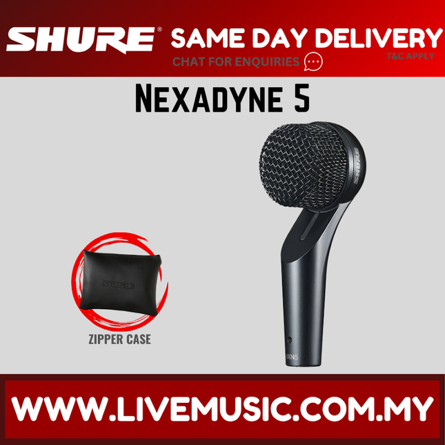 Shure NXN5 Nexadyne 5 Dynamic Amp Microphone ( NXN5 )