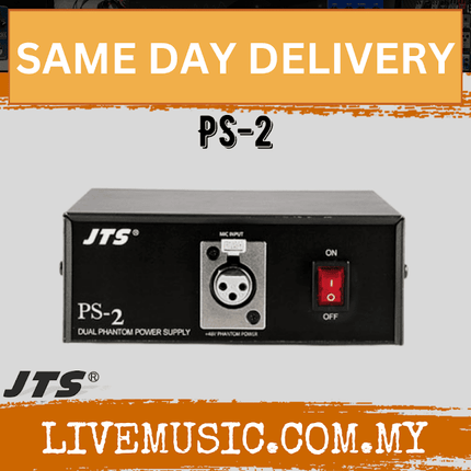 JTS PS-2 Phantom power supply ( Dual input version ) ( PS 2 / PS2 )
