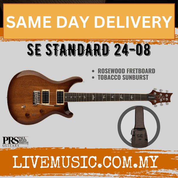 PRS SE Standard 24-08 Electric Guitar, Tobaco Sunburst (24 08 / 2408 )