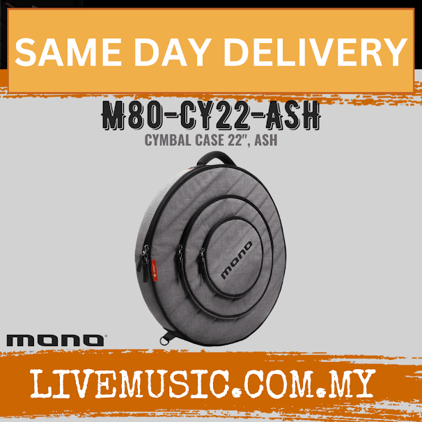 Mono M80 Cymbal Case, 22 inch - Ash (M80-CY22-ASH)