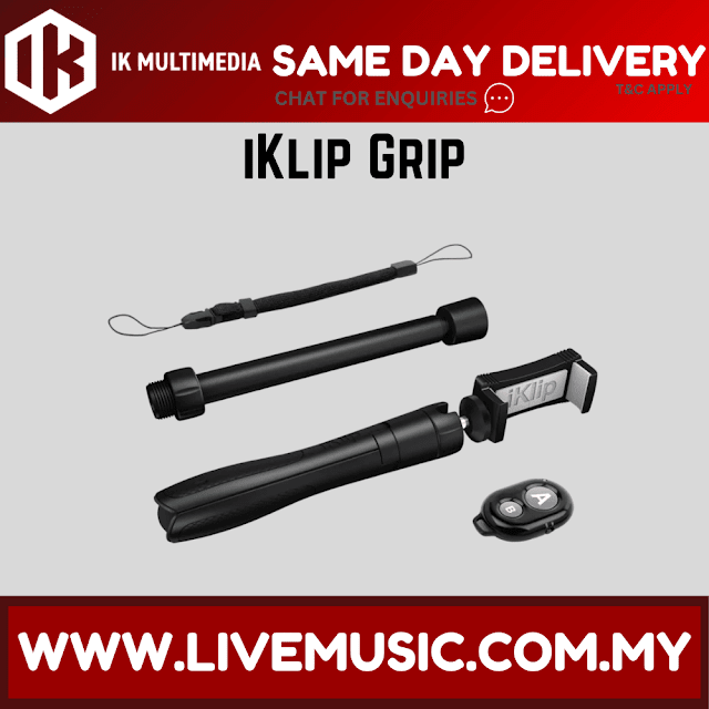 IK Multimedia iKlip Grip Multifunctional Stand w/ Bluetooth Remote ( iKlip-GriP / iKlipGriP )