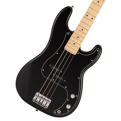 Fender Japan Traditional II 70s Precision Bass Guitar, Maple Fretboard - Black
