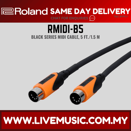 Roland RMIDI-B5 Black Series MIDI Cable ( R MIDI B5 / RMIDIB5 )