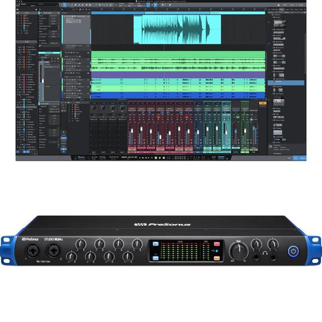 PreSonus Studio 1824c USB-C Audio Interface / 18-in/18-out USB-C Audio Interface