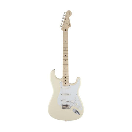 Fender Artist Eric Clapton Stratocaster Guitar, Maple Fretboard with Deluxe Hardshell Case - Olympic White