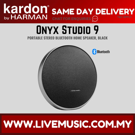 Harman Kardon ONYX STUDIO 9 Portable Stereo Bluetooth Home Speaker - Black ( ONYXSTUDIO9 )