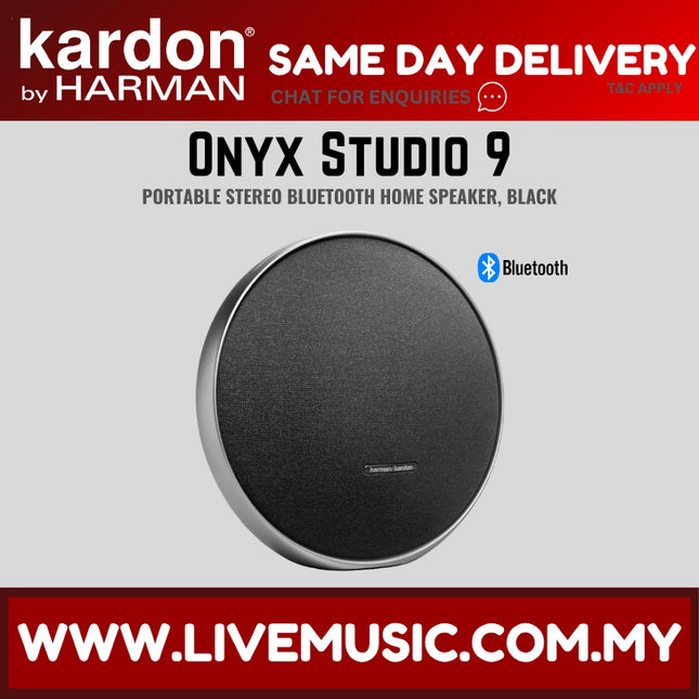 Harman Kardon ONYX STUDIO 9 Portable Stereo Bluetooth Home Speaker - Black ( ONYXSTUDIO9 )