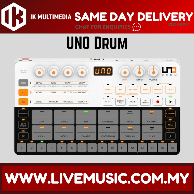 IK Multimedia UNO Drum - Analog / PCM Drum Machine