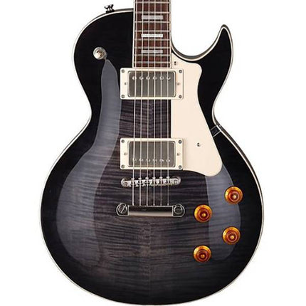 Cort CR250 Electric Guitar Jatoba Fretboard with Gig Bag - Trans Black (CR-250/CR 250)