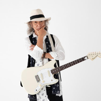 Fender Japan CHAR Signature Mustang Electric Guitar, Rosewood Fretboard with Gig Bag - Arctic White